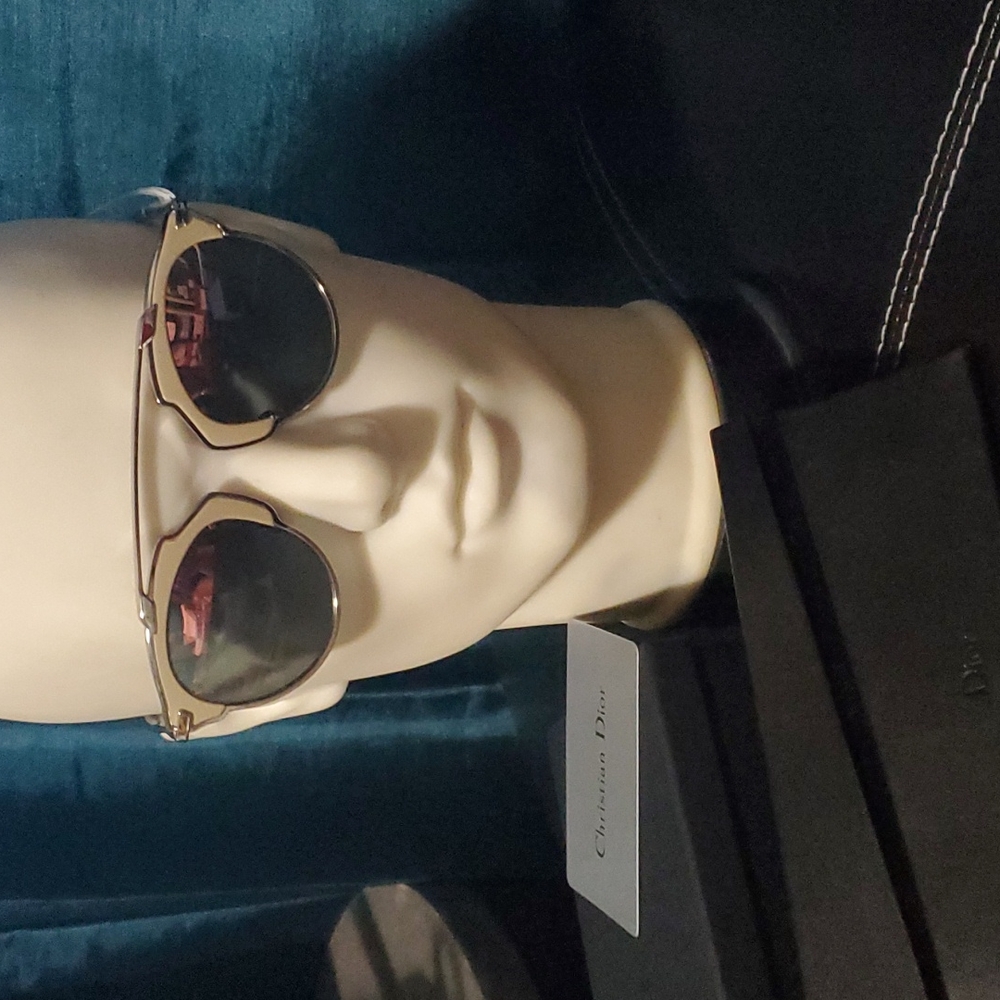 CHRISTIAN DIOR So Real 48mm Modified Aviator Sunglasses